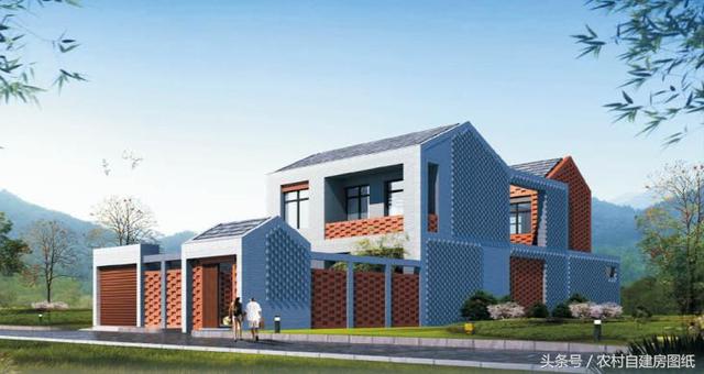 3款帶庭院的農(nóng)村別墅方案，這樣建既便宜又漂亮