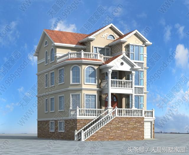 帶地下室3層別墅戶型圖，直播建房過(guò)程