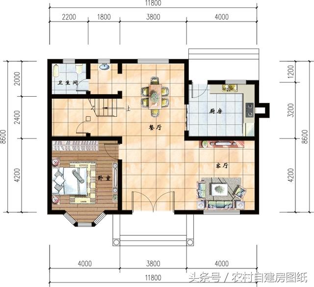6款帶煙筒的小別墅設(shè)計方案圖，款款漂亮