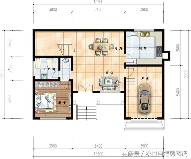 6款帶煙筒的小別墅設(shè)計方案圖，款款漂亮