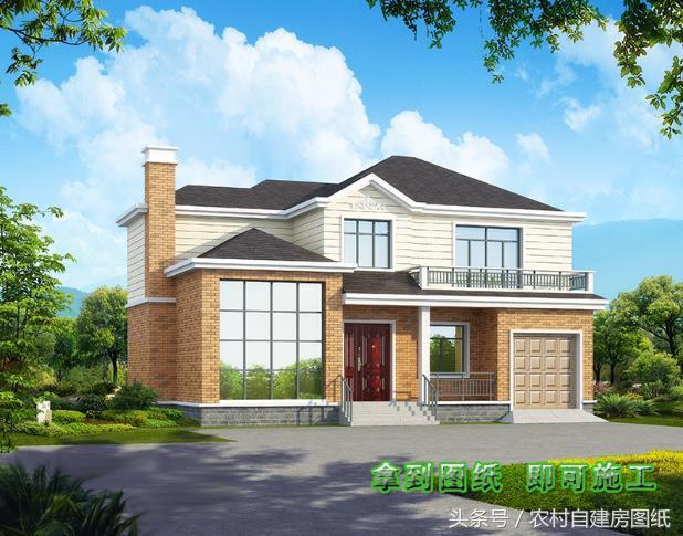 6款帶煙筒的小別墅設(shè)計方案圖，款款漂亮