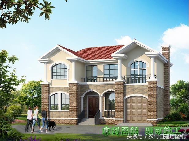 6款帶煙筒的小別墅設(shè)計方案圖，款款漂亮