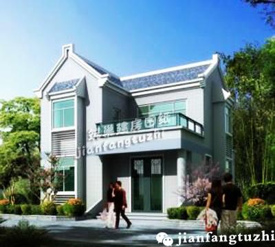 80m2簡約二層農(nóng)村自建樓房設計圖，小宅基地的福音