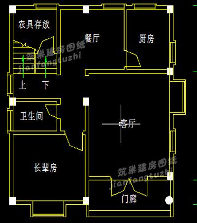 80m2簡約二層農(nóng)村自建樓房設計圖，小宅基地的福音