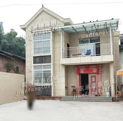 80m2簡約二層農(nóng)村自建樓房設計圖，小宅基地的福音