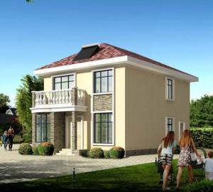 9款90㎡二層農(nóng)村自建樓房設(shè)計圖，施工簡單，造價低