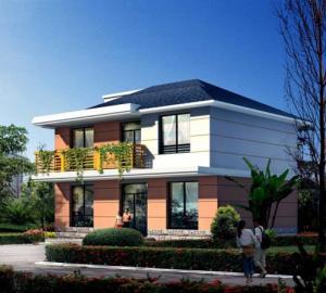 9款90㎡二層農(nóng)村自建樓房設(shè)計圖，施工簡單，造價低