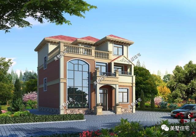 11X13米三層自建樓房設(shè)計(jì)圖，實(shí)用、大氣