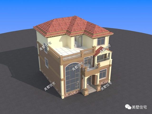 11X13米三層自建樓房設(shè)計(jì)圖，實(shí)用、大氣