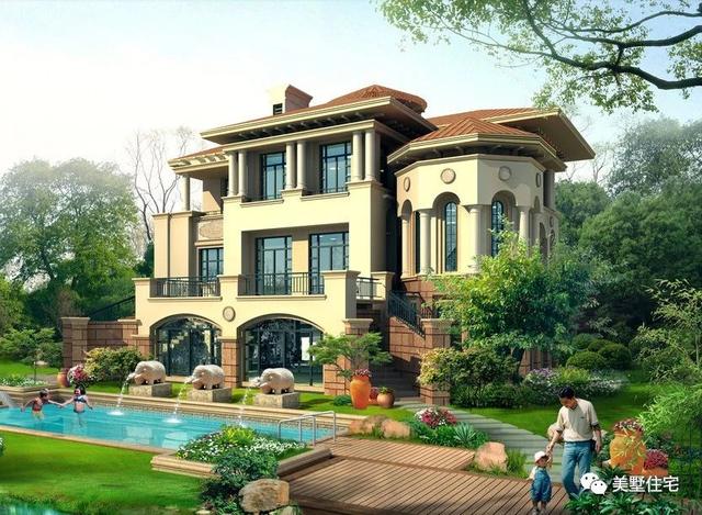 30套高端大氣的豪宅效果圖，貧窮限制了我的想象力