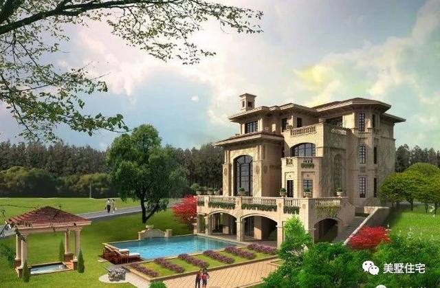 30套高端大氣的豪宅效果圖，貧窮限制了我的想象力