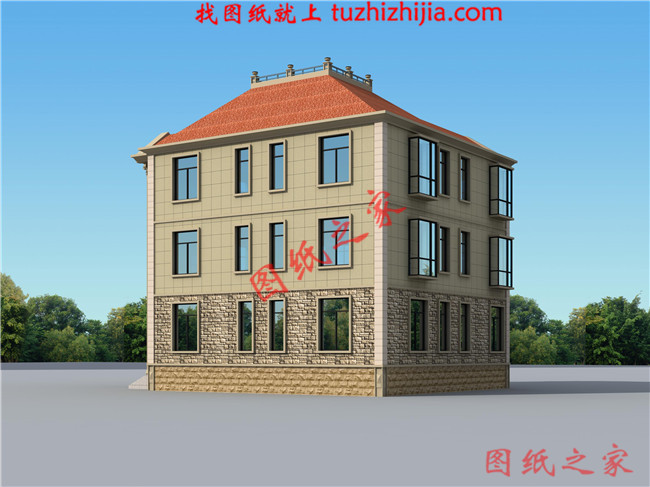 三層復(fù)式別墅小洋樓，挑空客廳，布局實(shí)用，千萬(wàn)人喜歡的實(shí)用戶(hù)型