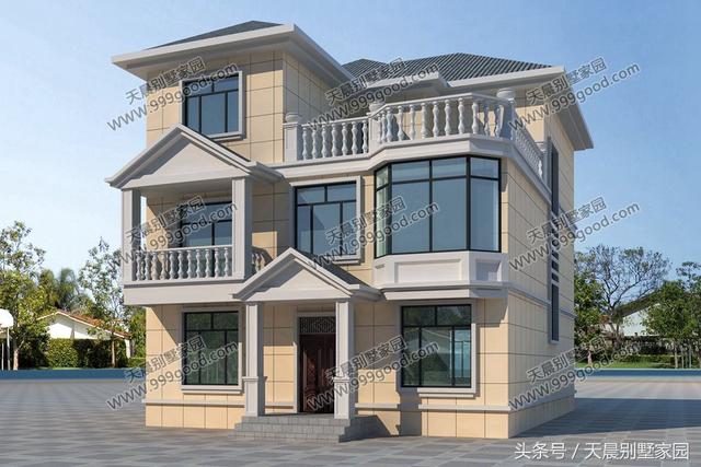 6款10米面寬別墅設(shè)計(jì)圖，顏值和實(shí)用性兼顧