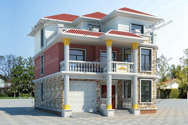 6款10米面寬別墅設(shè)計(jì)圖，顏值和實(shí)用性兼顧