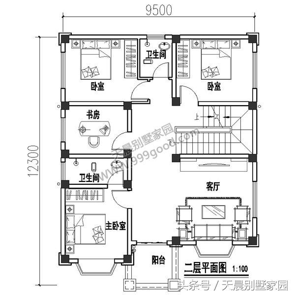 6款10米面寬別墅設(shè)計(jì)圖，顏值和實(shí)用性兼顧
