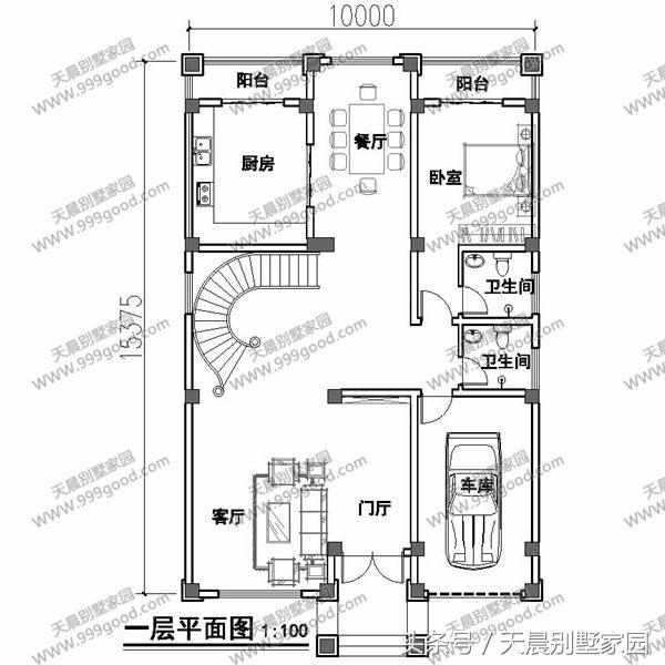 6款10米面寬別墅設(shè)計(jì)圖，顏值和實(shí)用性兼顧