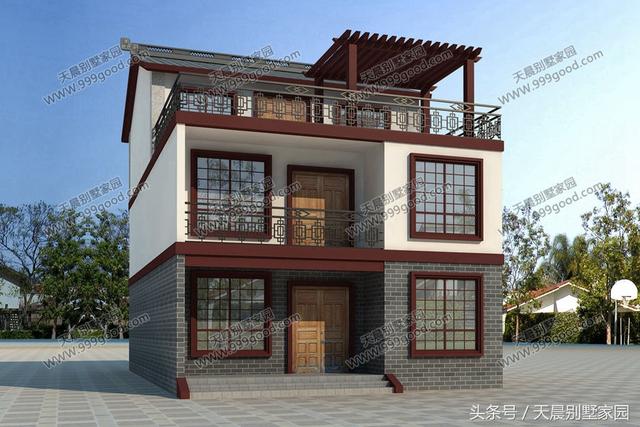 6款10米面寬別墅設(shè)計(jì)圖，顏值和實(shí)用性兼顧