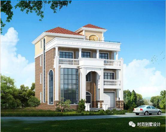 11X15m四層別墅設計方案圖，附室內裝修效果圖