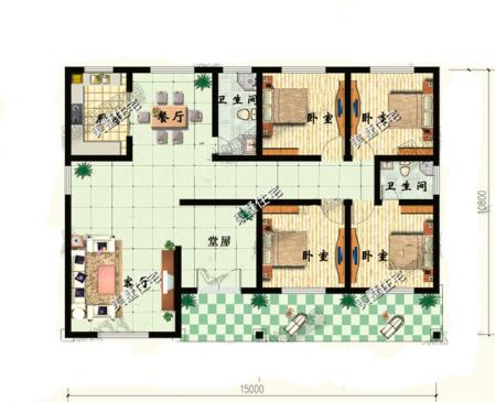 8套農(nóng)村一層建房別墅圖，比比哪款更好看