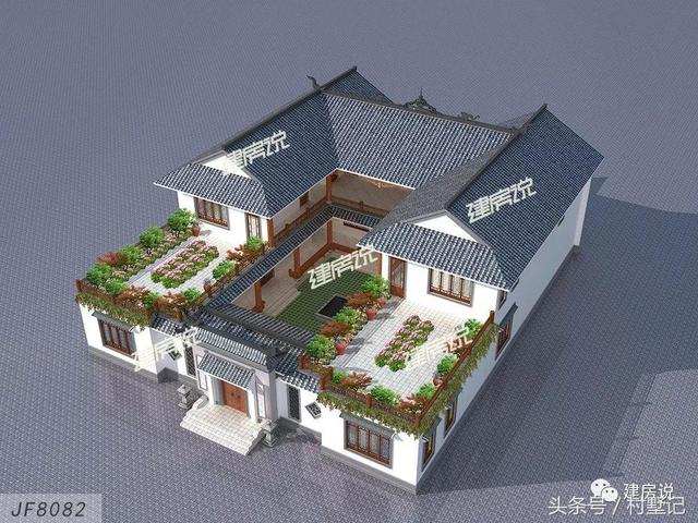 看完這套四合院別墅設(shè)計(jì)方案圖，誰還敢說歐式別墅漂亮