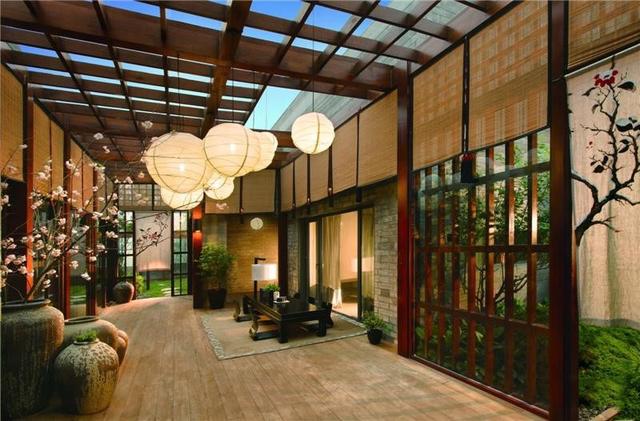 中式民宅別墅外觀效果圖大全，古香古色