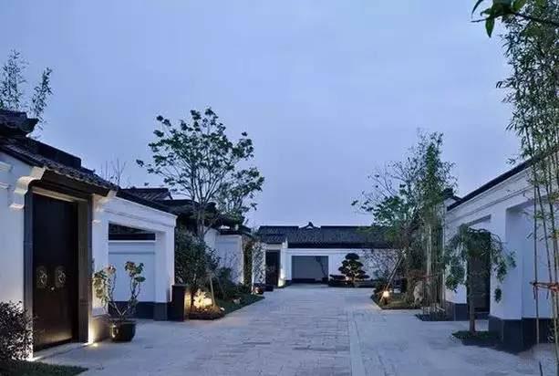 中式民宅別墅外觀效果圖大全，古香古色