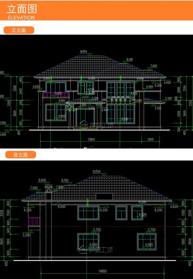 30萬農(nóng)村二層樓房設(shè)計(jì)圖，新中式風(fēng)格