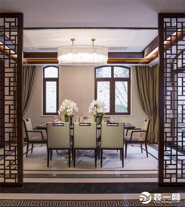 340平古麗古氣新中式風(fēng)格別墅裝修效果圖