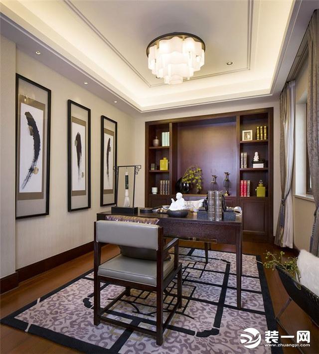 340平古麗古氣新中式風(fēng)格別墅裝修效果圖