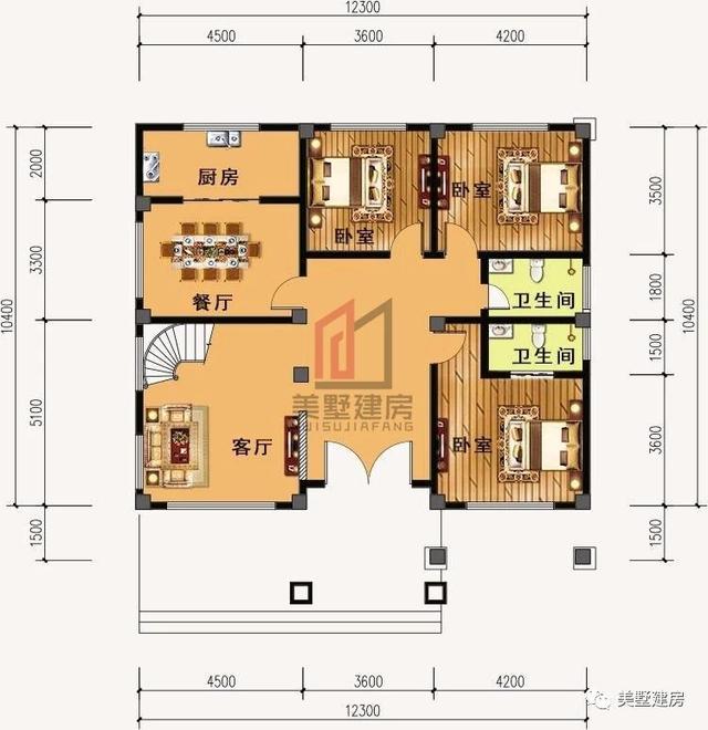 3款好看的農(nóng)村建房戶型方案圖，這幾年很流行