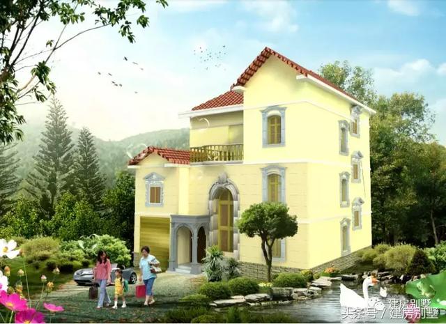 鄉(xiāng)村田園別墅外觀效果圖大全，美不美，自己看