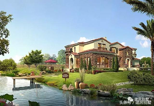 鄉(xiāng)村田園別墅外觀效果圖大全，美不美，自己看