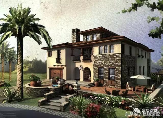 鄉(xiāng)村田園別墅外觀效果圖大全，美不美，自己看