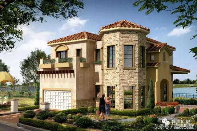 鄉(xiāng)村田園別墅外觀效果圖大全，美不美，自己看