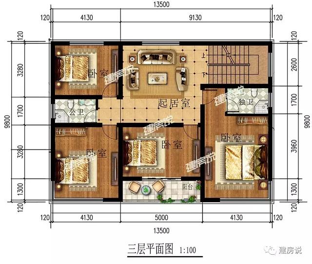 三層和三層半別墅戶型設(shè)計(jì)，看看你喜歡哪種？