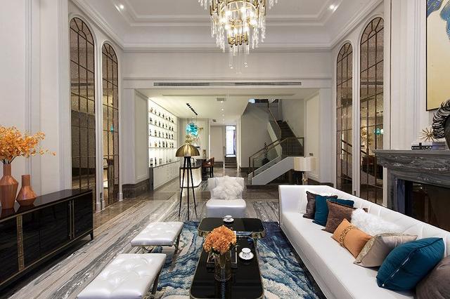 獨棟別墅美式輕奢裝修案例實拍，看完忍不住贊