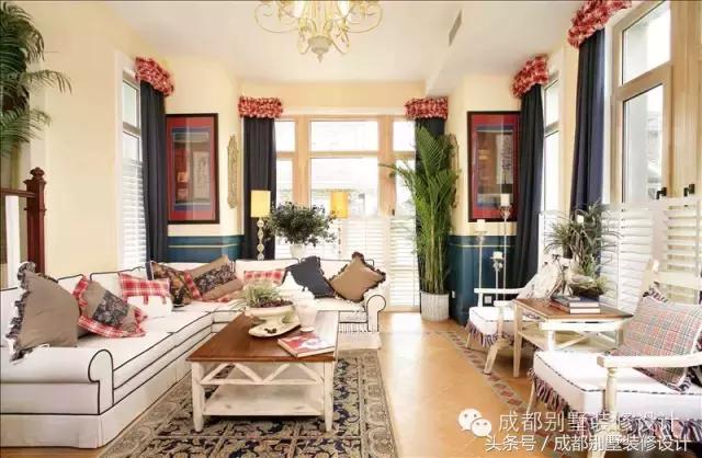 聯(lián)排別墅美式鄉(xiāng)村風(fēng)格裝修實拍圖，喜歡的不得了