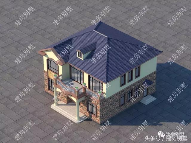 3款寬度12米的二層別墅設計圖，2024年很流行