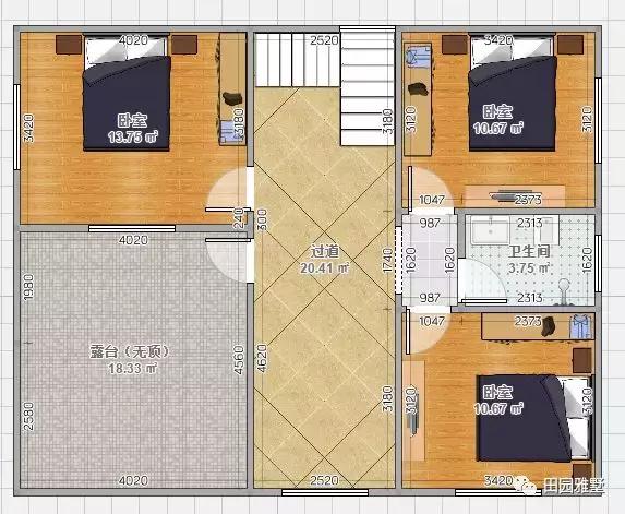 帶配房廚房的二層農(nóng)村房屋設(shè)計(jì)圖，看好就開(kāi)建啦