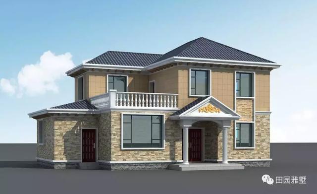 帶配房廚房的二層農(nóng)村房屋設(shè)計(jì)圖，看好就開(kāi)建啦