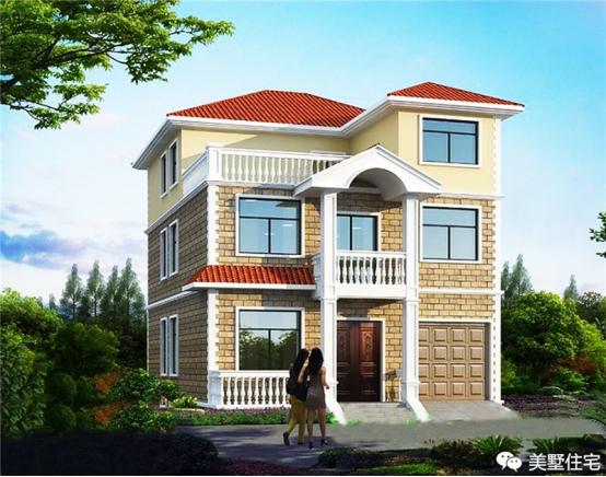 24款好看的住宅外觀效果圖，一二三層都有