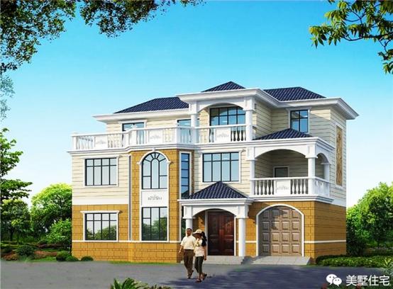 24款好看的住宅外觀效果圖，一二三層都有