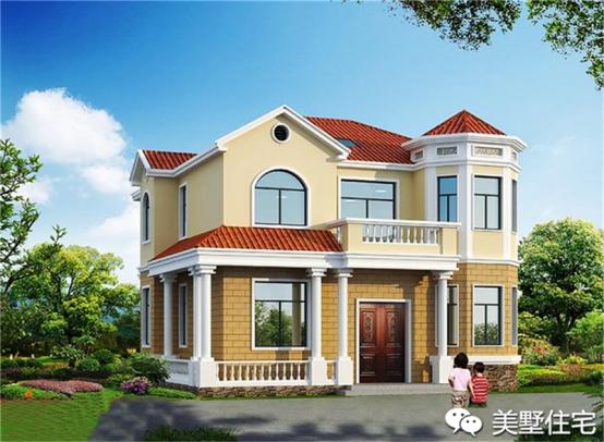 24款好看的住宅外觀效果圖，一二三層都有