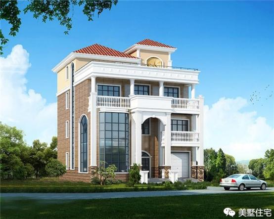 24款好看的住宅外觀效果圖，一二三層都有