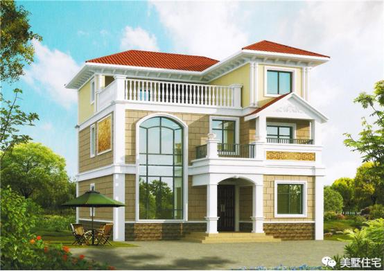 24款好看的住宅外觀效果圖，一二三層都有