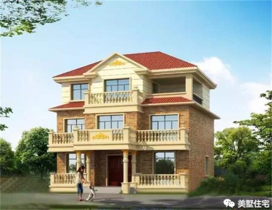 24款好看的住宅外觀效果圖，一二三層都有