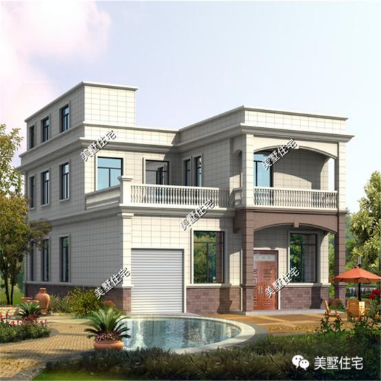 5款平頂別墅外觀效果圖，坡屋頂都看膩了