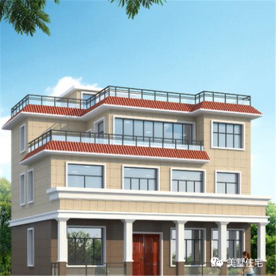 5款平頂別墅外觀效果圖，坡屋頂都看膩了