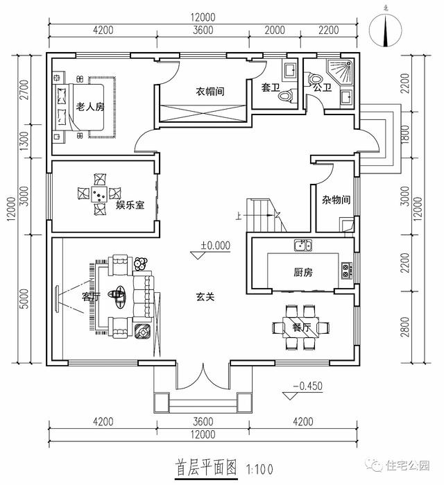 12×12米宅基地選這套自建房設(shè)計(jì)圖，準(zhǔn)沒錯(cuò)
