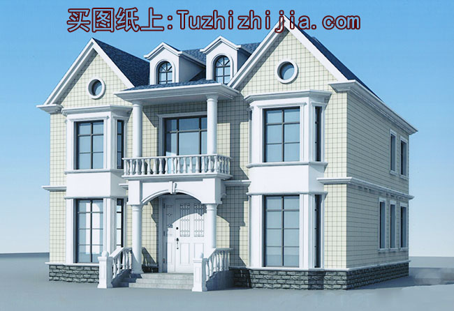 農(nóng)村二層半別墅設(shè)計(jì)設(shè)計(jì)圖（帶閣樓），戶(hù)型經(jīng)典實(shí)用